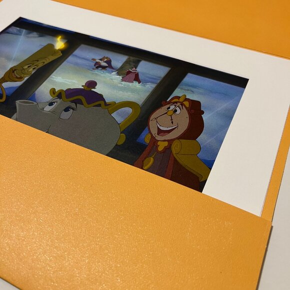 Beauty and the Beast Set of 4 Lithographs Disney Store 2002 - Picture 14 of 16